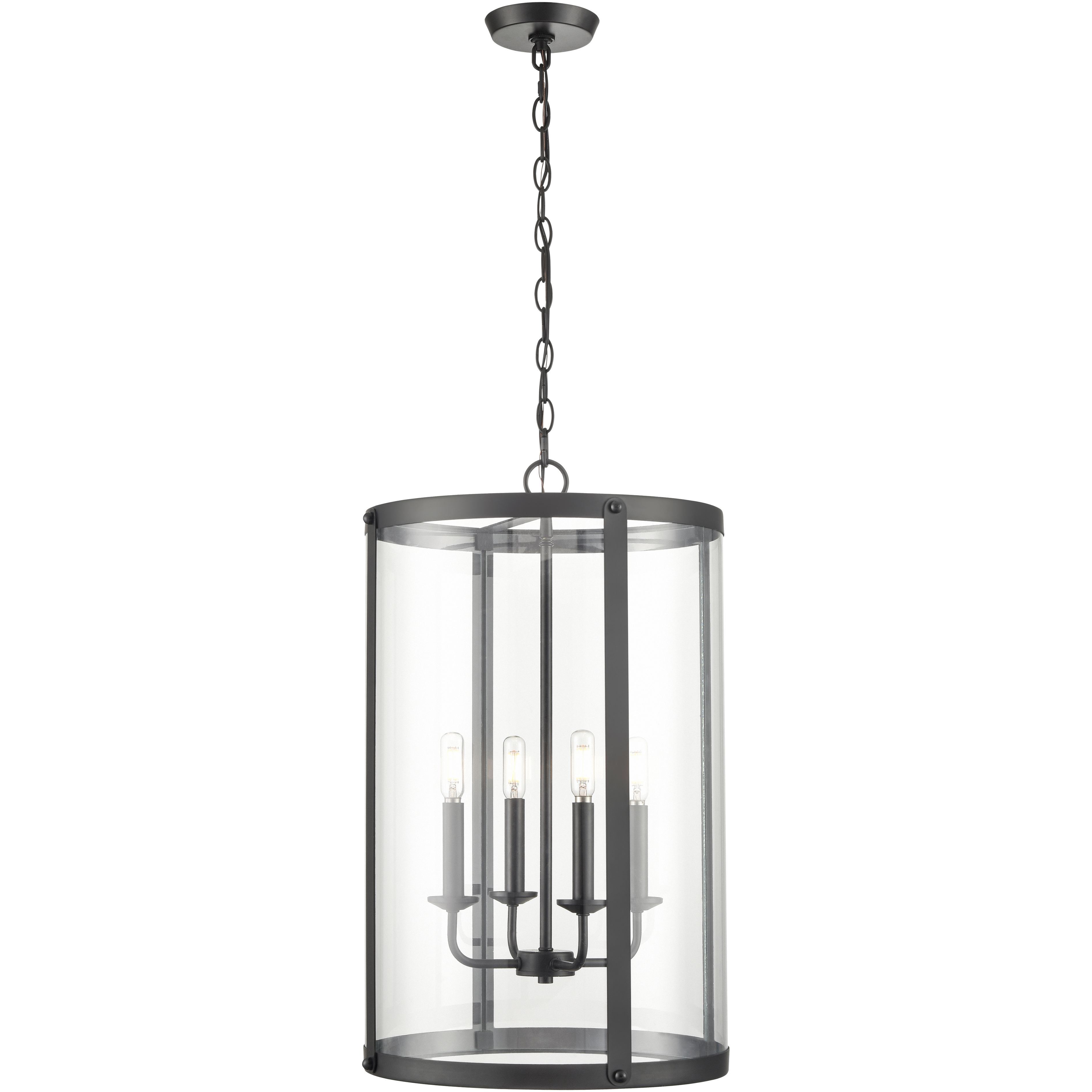 Aydenn 4 Light 15.75 inch Matte Black Indoor Pendant Ceiling Light